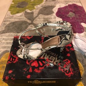 Brand new snakeskin heels